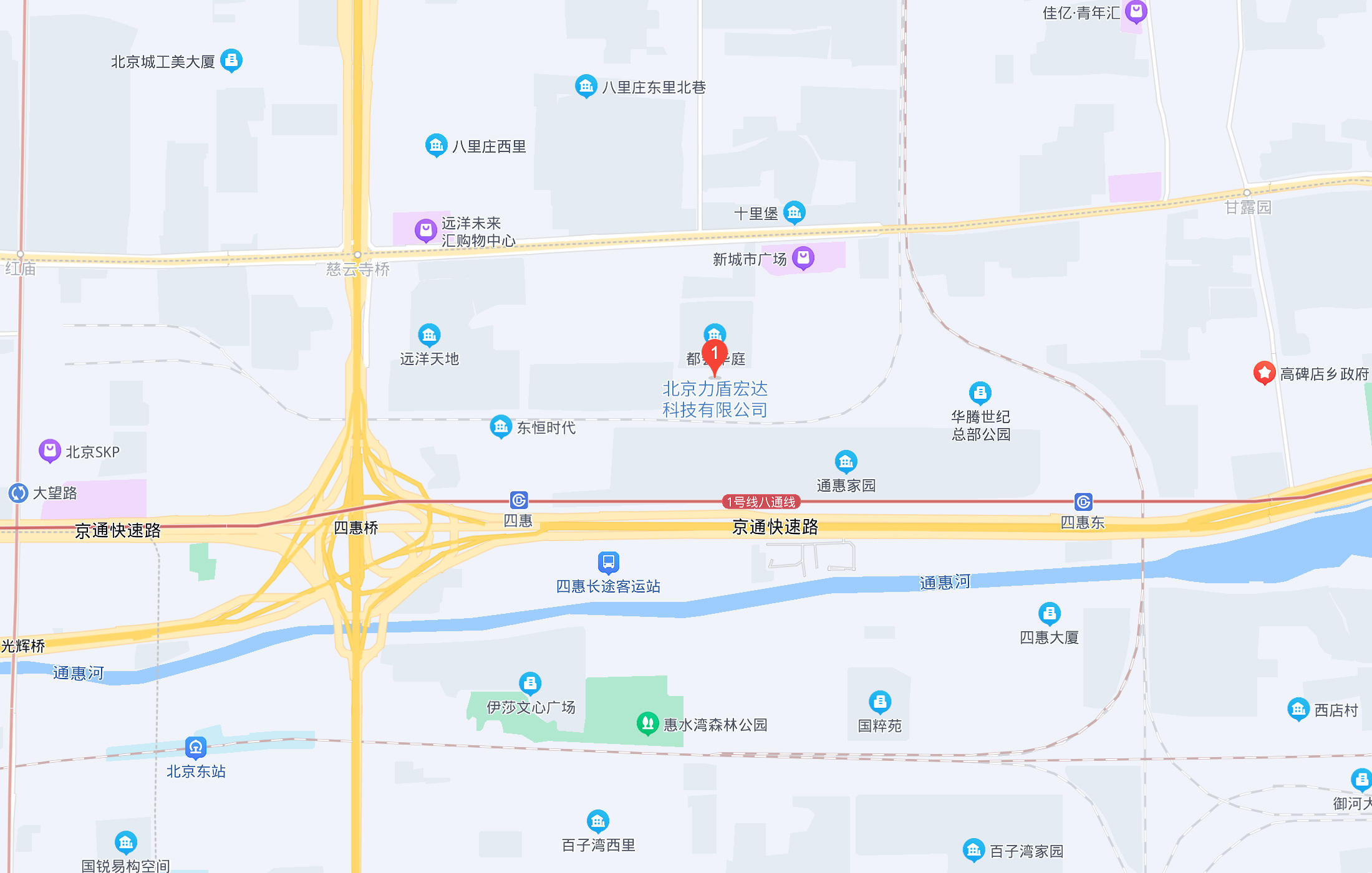 北京九游会j9.com宏达科技有限公司地图位置